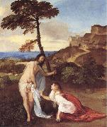 TIZIANO Vecellio Christ and Maria Magdalena china oil painting artist